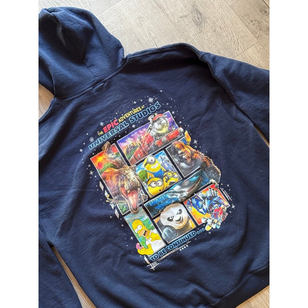 Rare Discontinued Universal Studios Epic Adventures 2019 Hoodie Jacket 2XL Men’s